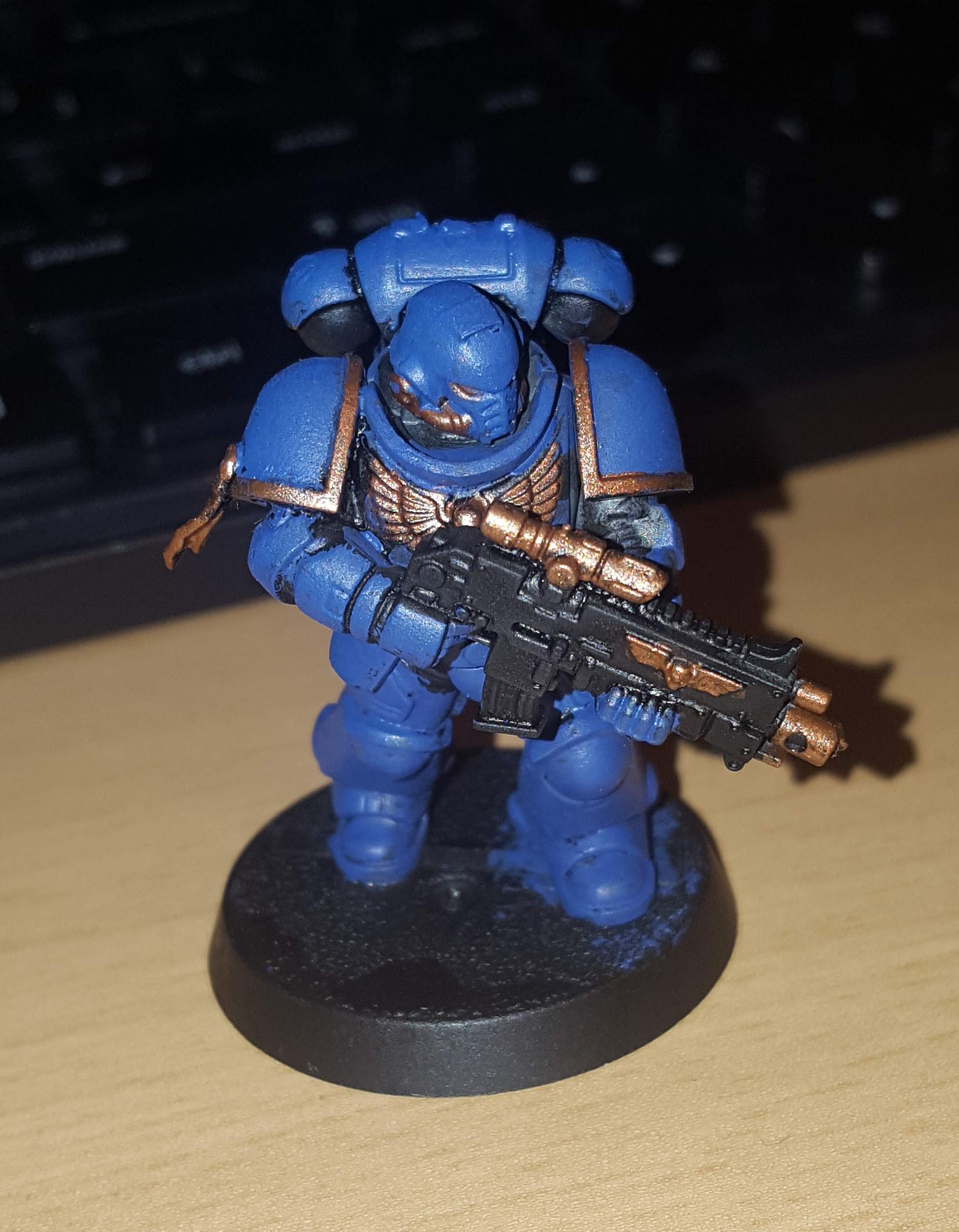 Second Warhammer 40k model painted from the starter set.