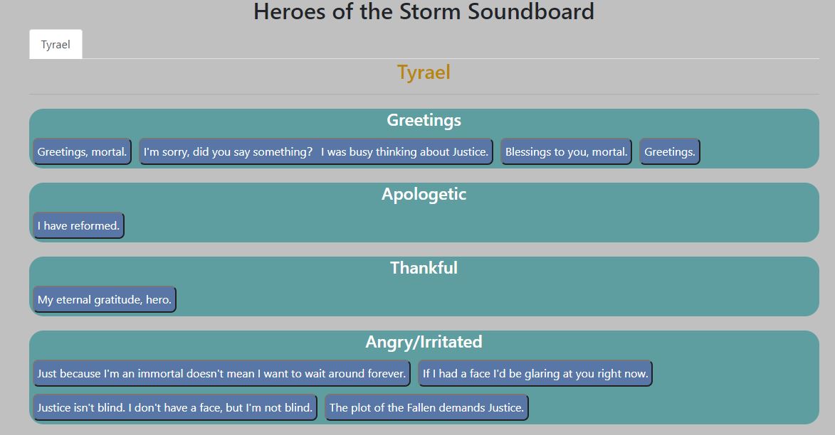 HotS Soundboard