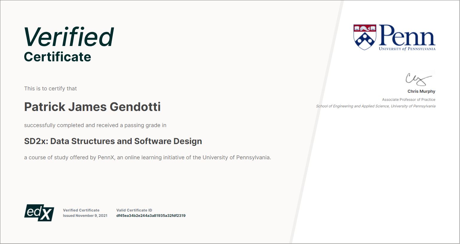 Data Structures and Software Design